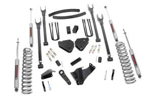 Rough Country 6 Inch Lift Kit - Diesel - 4 Link - No OVLDS - Ford F-250/F-350 Super Duty (05-07) - 579.20