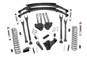 Rough Country 6 Inch Lift Kit - Diesel - 4 Link - RR Spring - V2 - Ford Super Duty (05-07) - 58270