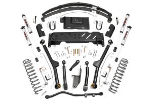 Rough Country 4.5 Inch Lift Kit - Long Arm - RR Leaf's - NP242 - V2 - Jeep Cherokee XJ (84-01) - 61770