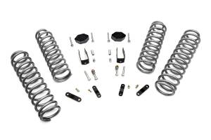 Rough Country 2.5 Inch Lift Kit - Coils - No Shocks - Jeep Wrangler JK 4WD (07-18) - 624