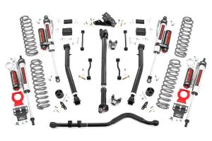 Rough Country 3.5 Inch Lift Kit - Adj Lower - FR D/S - Vertex - Jeep Wrangler JL (18-23) - 62850