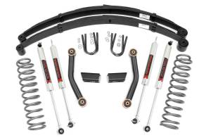 Rough Country 3 Inch Lift Kit - Series II - RR Springs - M1 - Jeep Cherokee XJ (84-01) - 63041