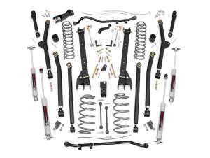 Rough Country 4 Inch Lift Kit - Long Arm - Jeep Wrangler TJ 4WD (2004-2006) - 63830