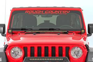 Rough Country - Rough Country LED Light - Hinge Mnt - 2" Black Pair - Jeep Gladiator JT/Wrangler 4xe/Wrangler JL (18-23) - 70052 - Image 5