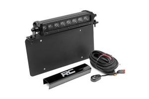 Rough Country - Rough Country LED Light - License Plate Mount - 8" Single Row Black Series - 70183 - Image 2