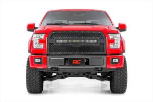 Rough Country - Rough Country Mesh Grille - 30" Dual Row LED - Black - Ford F-150 2WD/4WD (15-17) - 70193 - Image 2