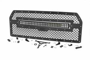 Rough Country - Rough Country Mesh Grille - 30" Dual Row LED - Black - Ford F-150 2WD/4WD (15-17) - 70193 - Image 5