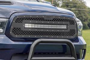 Rough Country - Rough Country Mesh Grille - 30" Dual Row LED - Black - Ram 1500 2WD/4WD (13-18 & Classic) - 70199 - Image 5