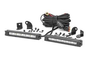 Rough Country - Rough Country Chrome Series LED - 6" Pair - Slim Line - 70406A - Image 1