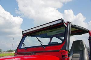 Rough Country - Rough Country LED Light Mount - Upper Windshield - 50" Straight - Jeep Wrangler YJ (87-95) - 70508 - Image 3