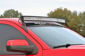 Rough Country - Rough Country LED Light Mount - Upper Windshield - 54" Curved - Chevy/GMC SUV 1500 (15-20) - 70514B - Image 2