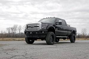 Rough Country - Rough Country LED Light - Grill Mnt - 30" Black Single Row - White DRL - Ford Super Duty (11-16) - 70530BLDRL - Image 5