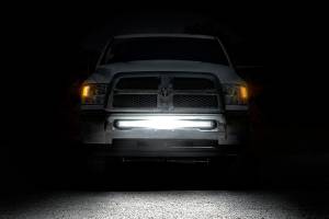 Rough Country - Rough Country LED Light - Bumper Mount - 40" Black Dual Row - Ram 2500 4WD (10-18) - 70570B - Image 5