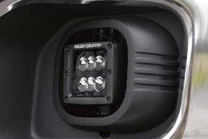 Rough Country - Rough Country LED Light - Fog Mount - 2" Black Pair - Ford Super Duty (11-16) - 70622 - Image 2