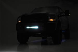 Rough Country - Rough Country LED Light - Bumper Mount - 2" Black Dual Row - Ford Super Duty (05-07) - 70665 - Image 3