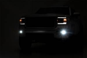 Rough Country - Rough Country LED Light - Fog Mount - 2" Black Pair - GMC Sierra 1500 (14-15) - 70689 - Image 3