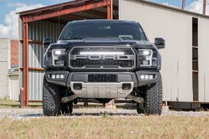 Rough Country - Rough Country LED Light - Fog Mount - Triple 2" Black Pair - Ford Raptor (17-20) - 70700 - Image 4