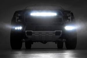 Rough Country - Rough Country LED Light - Fog Mount - Triple 2" Black Pair - Ford Raptor (17-20) - 70700 - Image 5