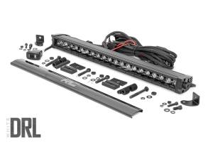 Rough Country - Rough Country Black Series LED Light Bar - Cool White DRL - 20 Inch - Single Row - 70720BLDRL - Image 2