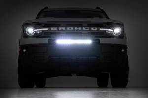 Rough Country - Rough Country Black Series LED Light Bar - Amber DRL - 20 Inch - Single Row - 70720BLDRLA - Image 5