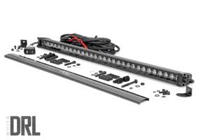 Rough Country - Rough Country Black Series LED Light Bar - Cool White DRL - 30 Inch - Single Row - 70730BLDRL - Image 2