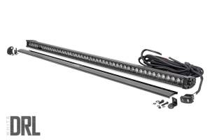 Rough Country - Rough Country Black Series LED Light Bar - Cool White DRL - 50 Inch - Single Row - 70750BLDRL - Image 1