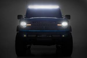 Rough Country - Rough Country Black Series LED Light Bar - Cool White DRL - 50 Inch - Single Row - 70750BLDRL - Image 5