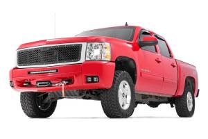 Rough Country - Rough Country LED Light - Fog Mount - Dual 2" Black Pairs - Chevy Silverado 1500/2500HD/3500HD 2WD/4WD - 70762 - Image 2