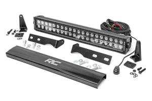 Rough Country - Rough Country LED Light - Bumper Mount - 20" Black Dual Row - Jeep Grand Cherokee WK2 (11-20) - 70773 - Image 1