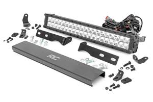 Rough Country - Rough Country Jeep 20in LED Bumper Kit - Chrome Series w/ Cool White DRL (11-20 WK2 Grand Cherokee) - 70775 - Image 1