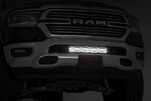 Rough Country - Rough Country LED Light - Bumper Mount - 20" Black Dual Row - Ram 1500 (19-23) - 70779 - Image 5