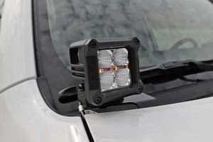 Rough Country - Rough Country LED Light - Ditch Mount - 2" Black Pair - White DRL - Toyota 4Runner (10-23) - 70797 - Image 2