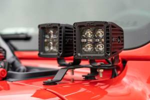 Rough Country - Rough Country Jeep Quad LED Light Pod Kit - Black Series (18-21 JL / 20-21 Gladiator) - 70822 - Image 4