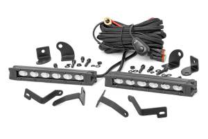 Rough Country - Rough Country LED Light - Bumper Mount - 6" Black Slimline Pair - Ford Ranger (19-23) - 70829 - Image 5