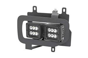 Rough Country - Rough Country LED Light - Fog Mount - Dual 2" Black Pairs - Spot - Ford F-150 (15-17) - 70832 - Image 2