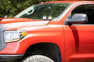 Rough Country - Rough Country LED Light - Ditch Mount - Dual 2" Black Pairs - Amber DRL - Toyota Tundra (14-21) - 70838 - Image 6