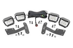 Rough Country - Rough Country LED Light - Ditch Mount - 3" OSRAM - Wide - Toyota Tundra (14-21) - 70839 - Image 1