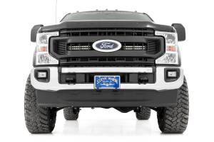 Rough Country - Rough Country LED Light Kit - Grille Mount - 10 Inch Black - Slimline - Ford Super Duty (20-21) - 70898 - Image 2