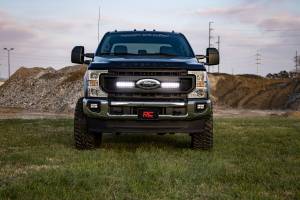 Rough Country - Rough Country LED Light Kit - Grille Mount - 10 Inch Black - Slimline - Ford Super Duty (20-21) - 70898 - Image 4