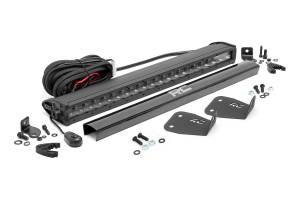 Rough Country - Rough Country LED Light - Bumper Mount - 20" Black Single Row - Ford Bronco Sport (21-23) - 71036 - Image 2