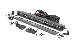 Rough Country - Rough Country LED Light - Bumper Mount - 20" Black Single Row - White DRL - Ford Bronco Sport (21-23) - 71037 - Image 2