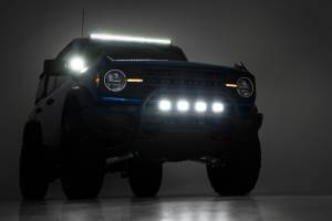 Rough Country - Rough Country LED Light - Upper Windshield - 40" Black Single Row - Ford Bronco (21-23) - 71041 - Image 5