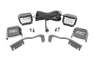 Rough Country LED Light - Ditch Mount - 3" OSRAM - Wide - Nissan Frontier (22-23) - 71068