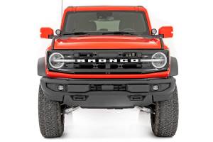 Rough Country - Rough Country LED Light - Ditch Mount - 3.5" Black Round Pair - Amber DRL - Ford Bronco (21-23) - 71078 - Image 3