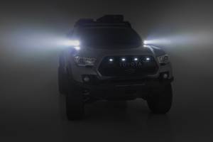 Rough Country - Rough Country LED Light Kit - Ditch Mount - 2" Black Pair - Spot - Toyota Tacoma (16-23) - 71080 - Image 5