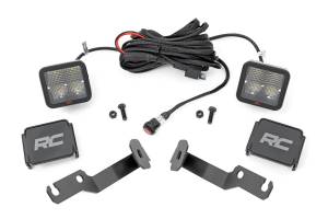 Rough Country - Rough Country LED Light Kit - Ditch Mount - 2" Spectrum Pair - Spot - Toyota Tacoma (05-15) - 71093 - Image 1