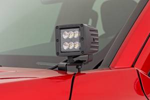 Rough Country - Rough Country LED Light Kit - Ditch Mount - 2" Black Pair - Spot - Toyota Tacoma (2024) - 72101 - Image 1