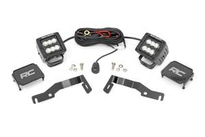 Rough Country - Rough Country LED Light Kit - Ditch Mount - 2" Black Pair - Flood - Toyota Tacoma (2024) - 72102 - Image 2