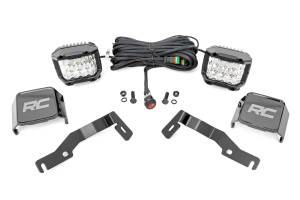 Rough Country - Rough Country LED Light Kit - Ditch Mount - 3" OSRAM - Wide - Toyota Tacoma 2WD/4WD (2024) - 72105 - Image 1