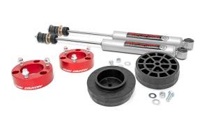 Rough Country 3 Inch Lift Kit - Red Spacers - Toyota 4Runner (03-09)/FJ Cruiser (07-14) - 76530RED